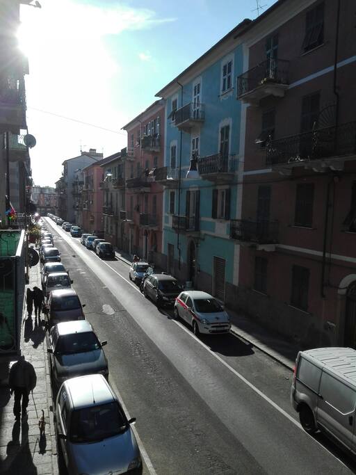 vista dal balcone della camera da letto