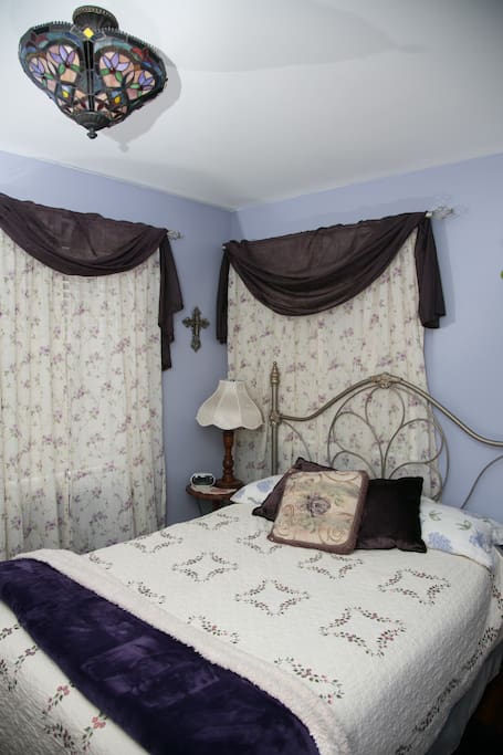 First floor bedroom with full bed