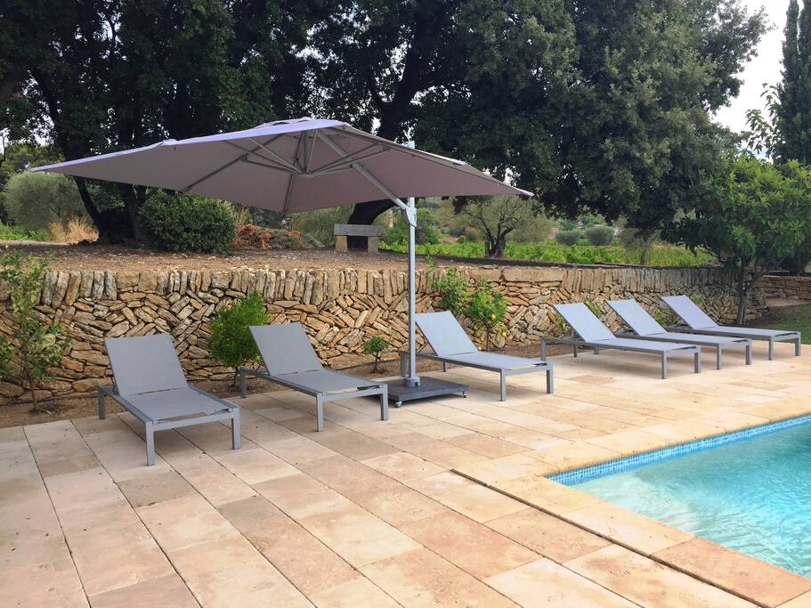 transats piscine