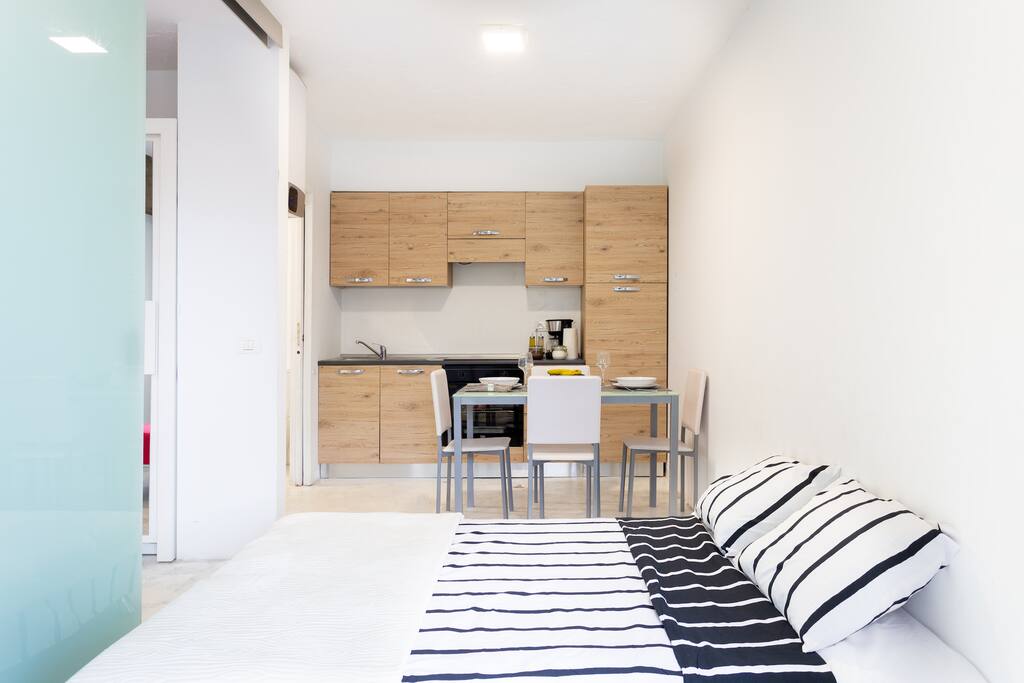 KITCHEN, SOFA BED, LIVING ROOM