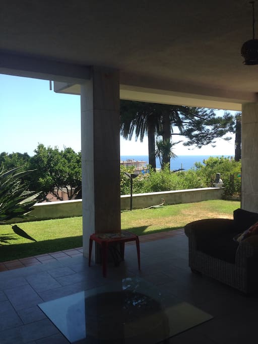 vista mare dal patio - sea view from private patio