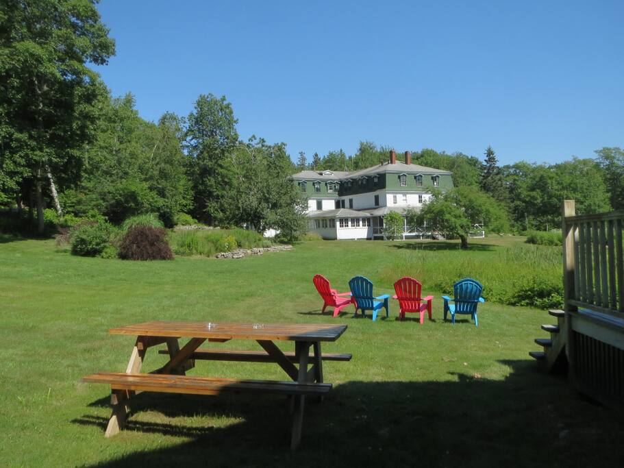 Picnic area at the Acorn.