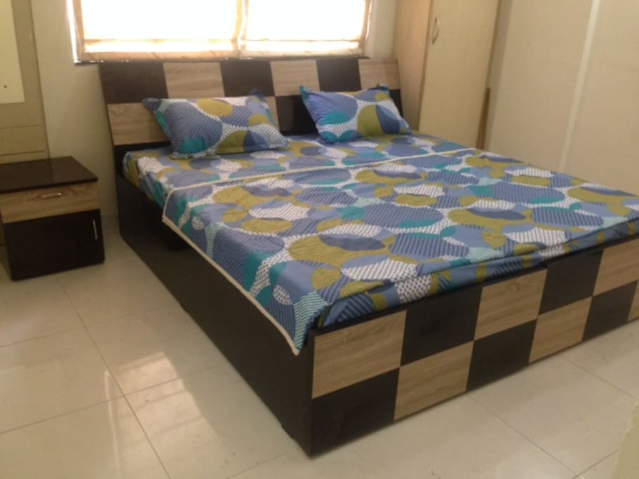 Two Single beds combined into one. Can be separated
