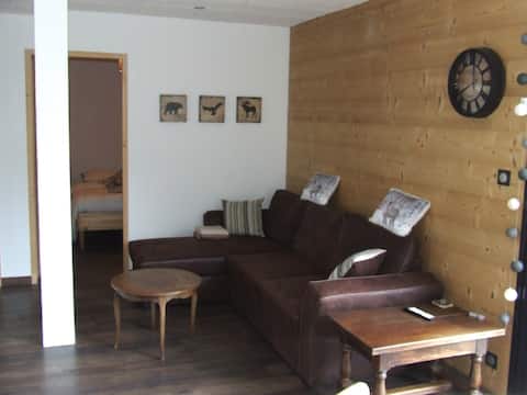 Top performing Airbnb: 40 m² apartment on the ground floor in Chalet for 4 people, Le Corbier in Villarembert