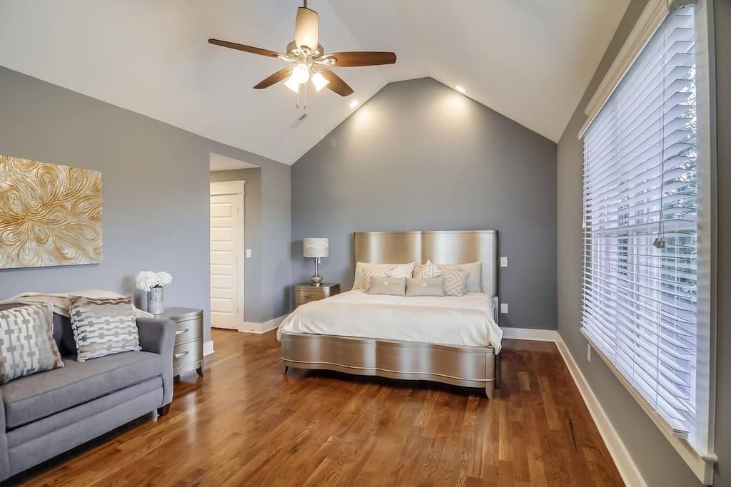 Expansive master suite
