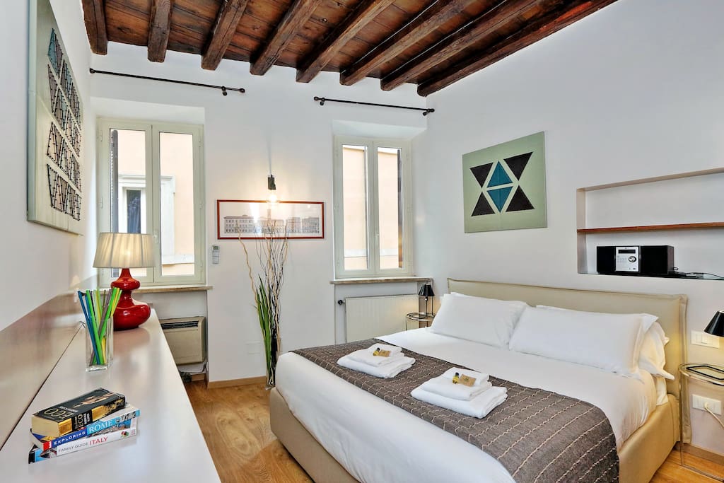 Modern two bedrooms apartment in Campo de Fiori and near Via Giulia - Double bedroom