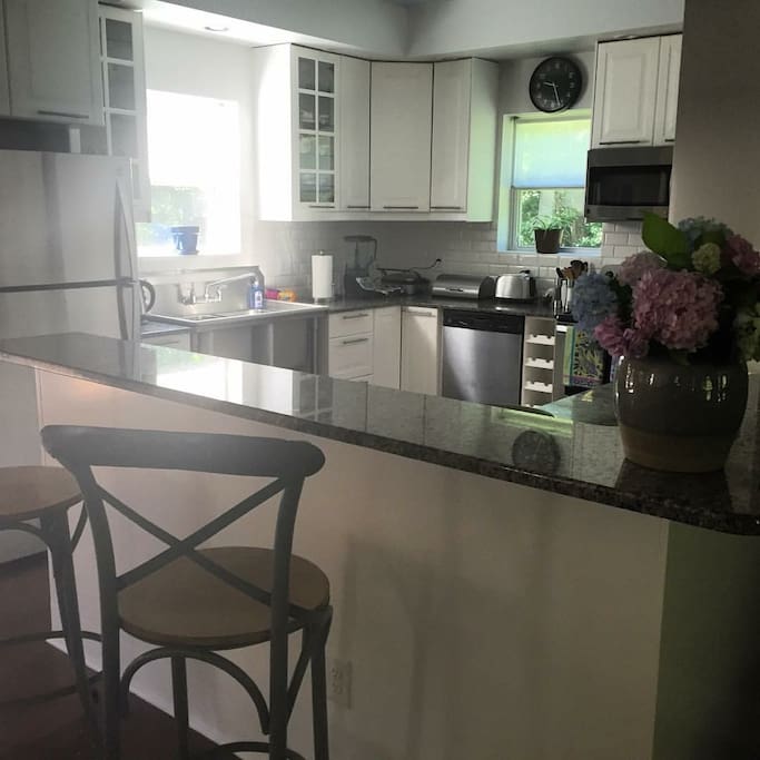 fully equipped kitchen.