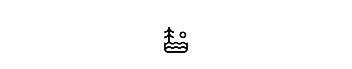 An icon representing the Lake category.
