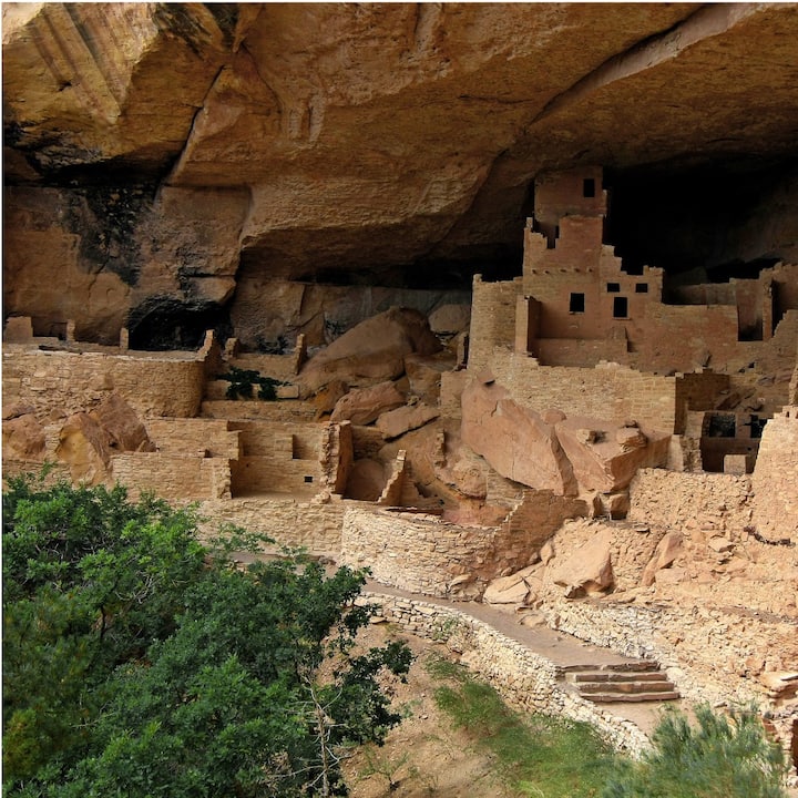 The cliff dwellings of Mesa Verde, Colorado.