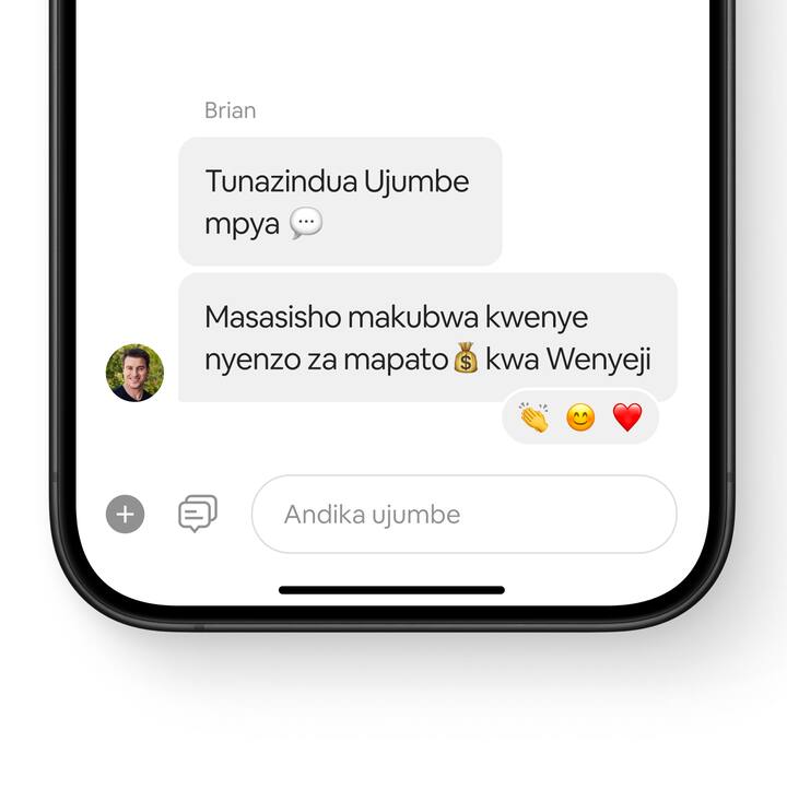 Programu ya Airbnb inaonyesha kichupo kipya cha Ujumbe huku kichujio cha "Yote" kimechaguliwa, ikifuatiwa na vichujio vya "Kukaribisha Wageni" na "Haujasomwa".