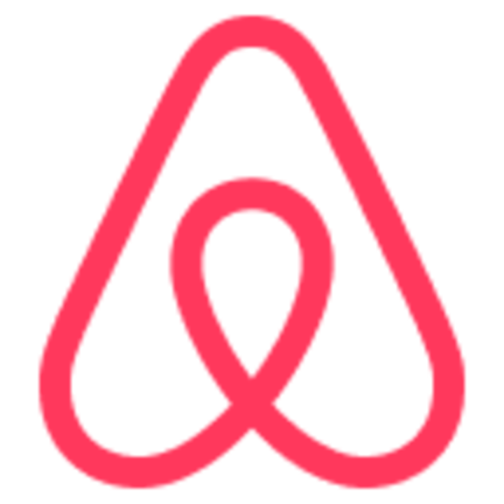 Página inicial do Airbnb