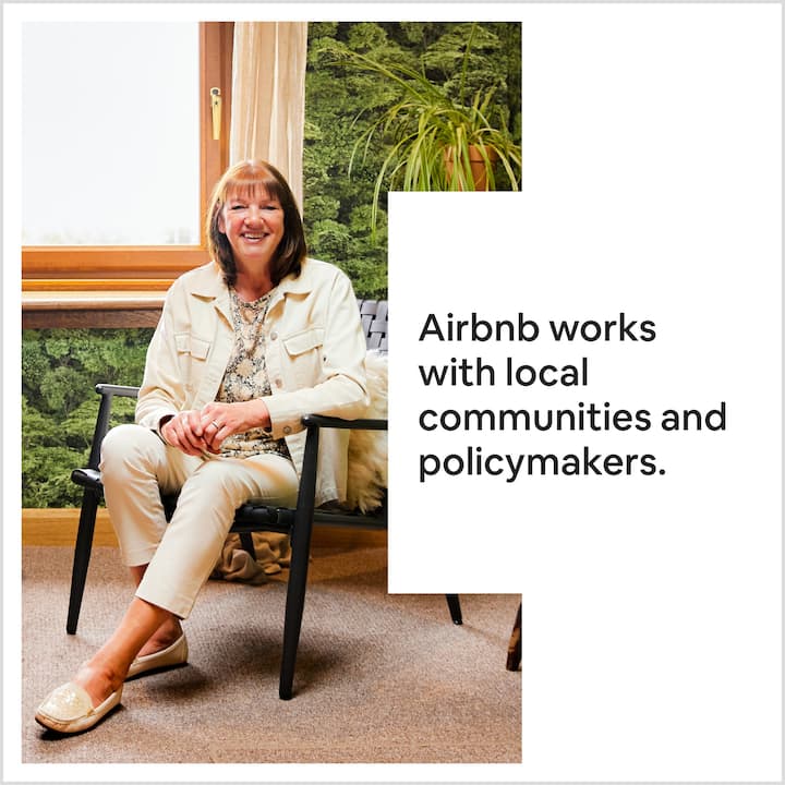 Airbnb works with local communities and policymakers
