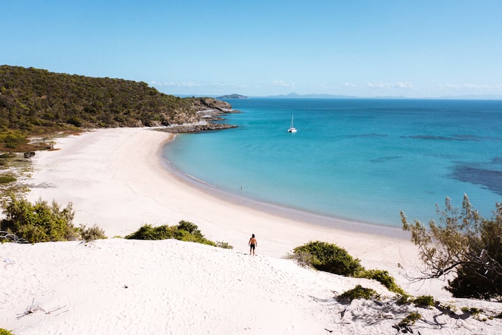 White sand beach in Queensland