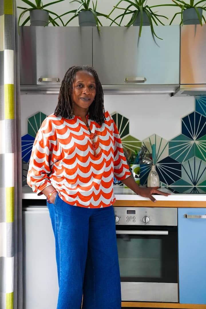 Patricia in the kitchen