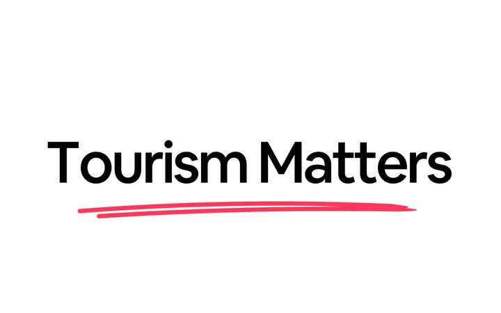 Text 'Tourism Matters' with a red underline.