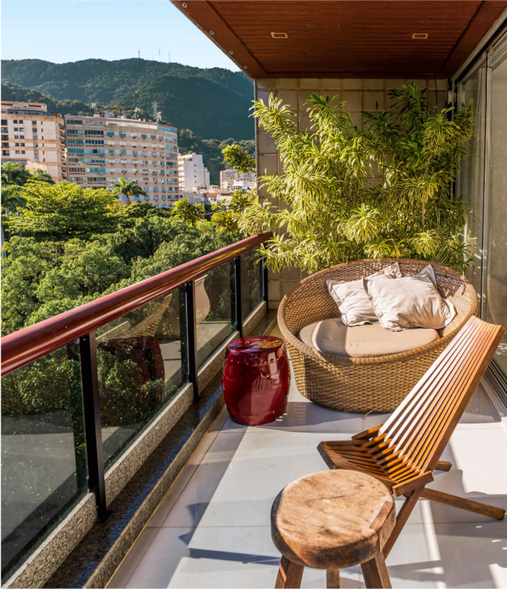 Uma casa perto da cidade e da natureza.