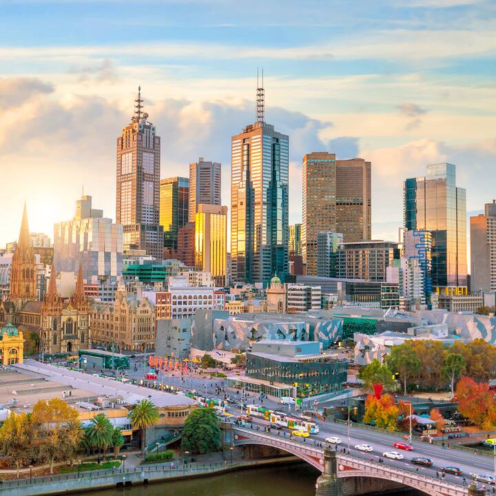 Melbourne City and Bridge