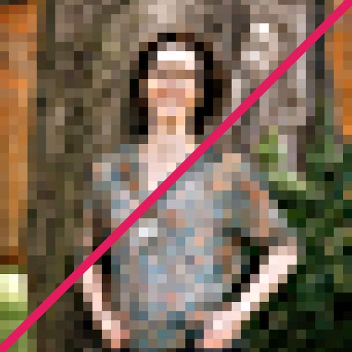 Example of low resolution image.