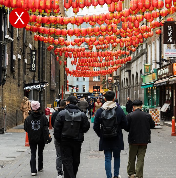 Un exemple d'expérience où les personnes tournent le dos à l'appareil photo.