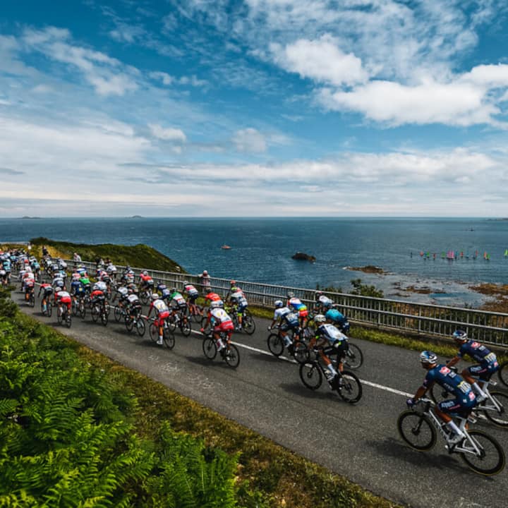 Le Tour de France le long de l'océan