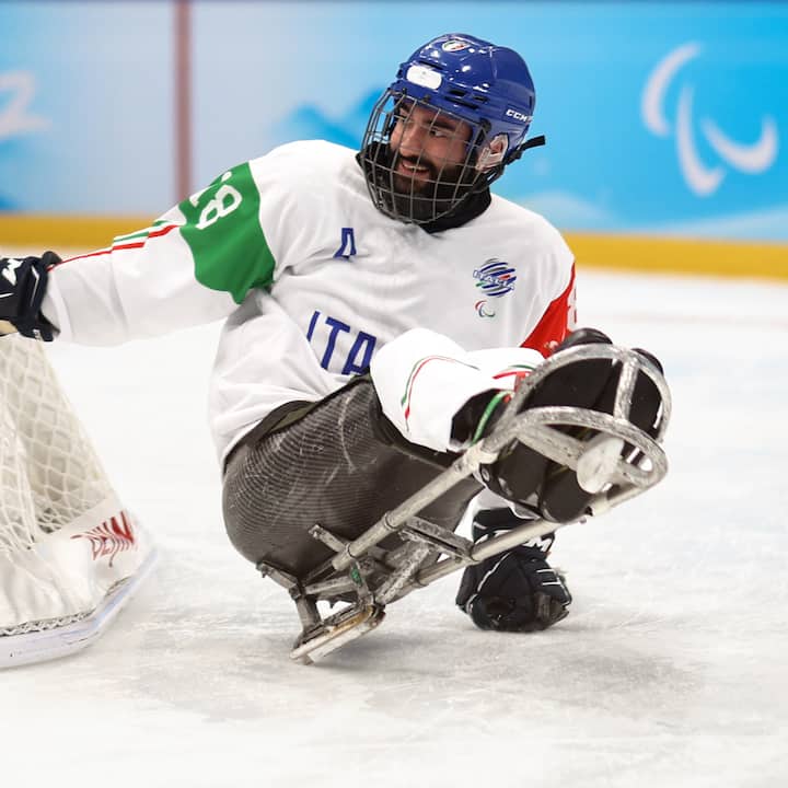 Andrea Macrì auf dem Eis.