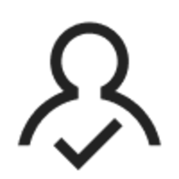 Icône de vérification d'identité