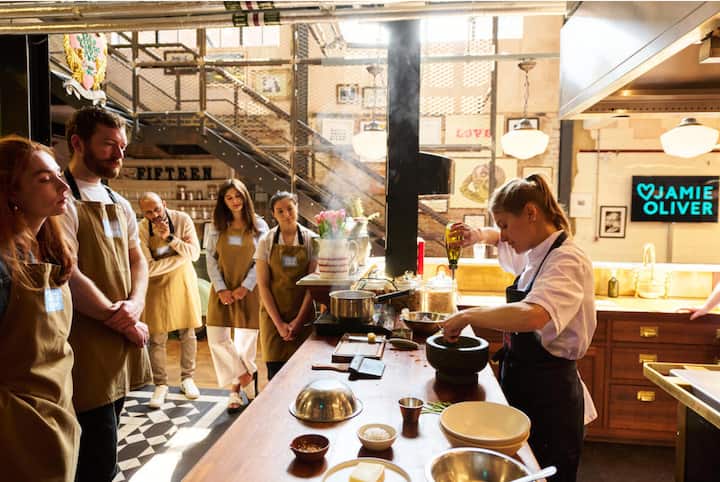 Jamie Olive Cookery Chef's Table