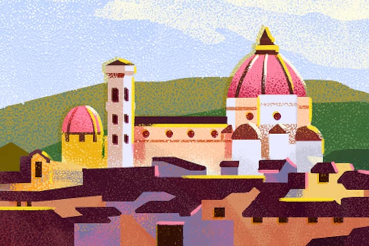 피렌체 일러스트