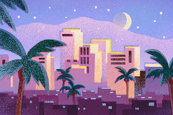 로스앤젤레스의 일러스트