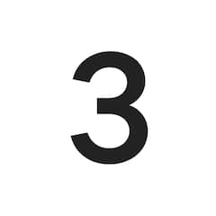 the number three