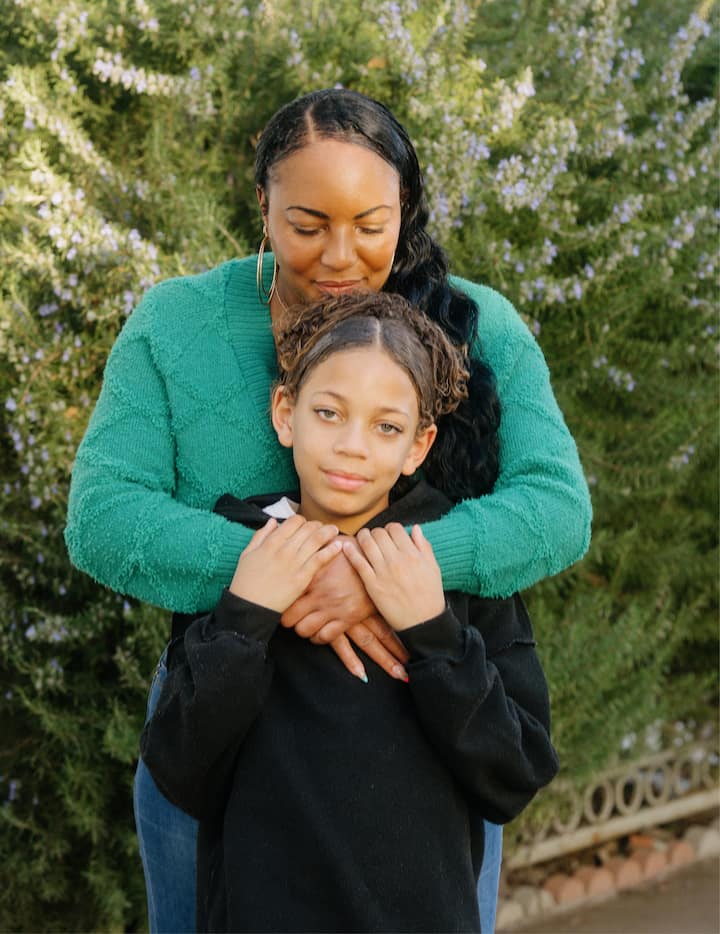 Eshele og hennes 11 år gamle sønn Brayden