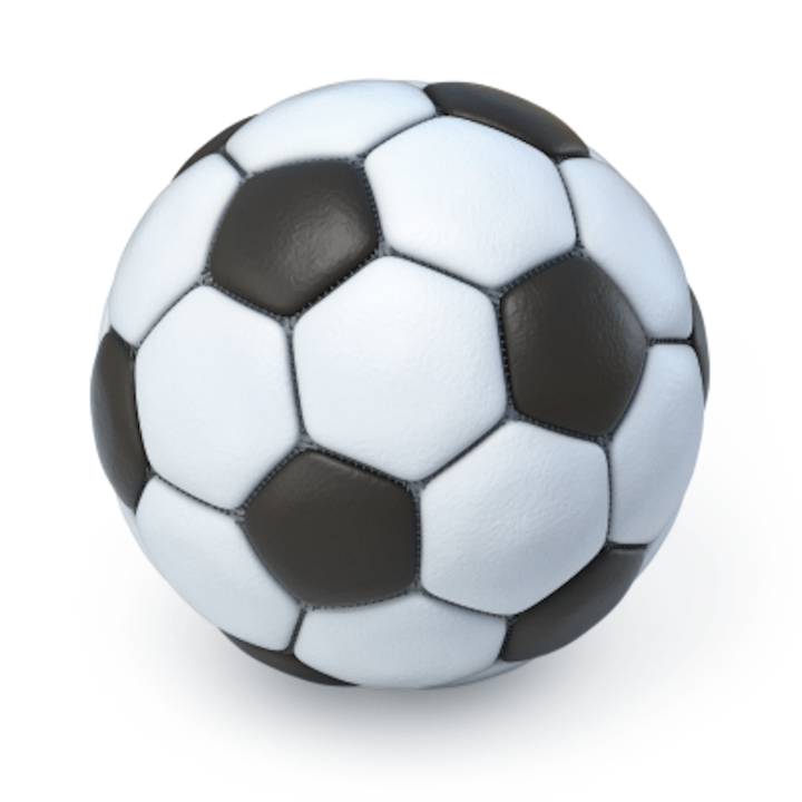 Classic black and white soccer ball representing the FIFA tournament
