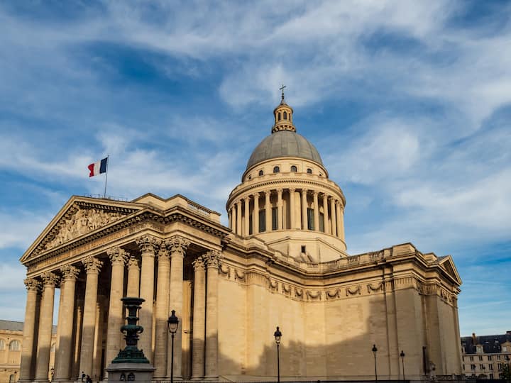 Exterior of the Panthéon in Paris