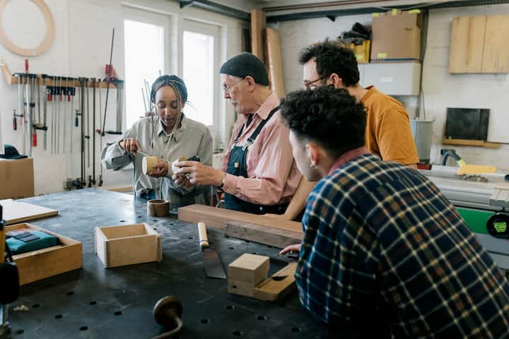 Woodworking workshop
