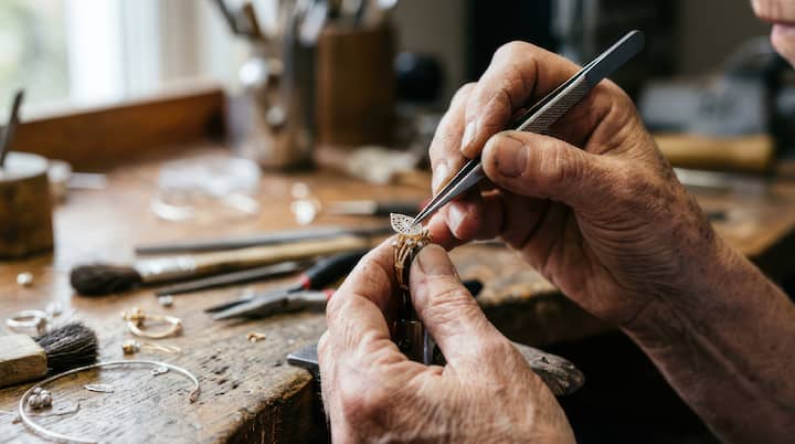Jewelry workshop in Paris