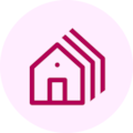 Ícone de várias casas