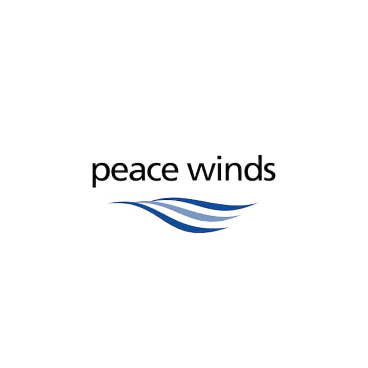 Peace Winds logo partner featured in the Airbnb.org SEA Our Partners section