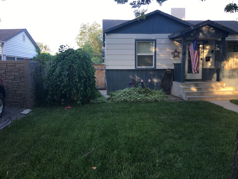 Front view side entrance