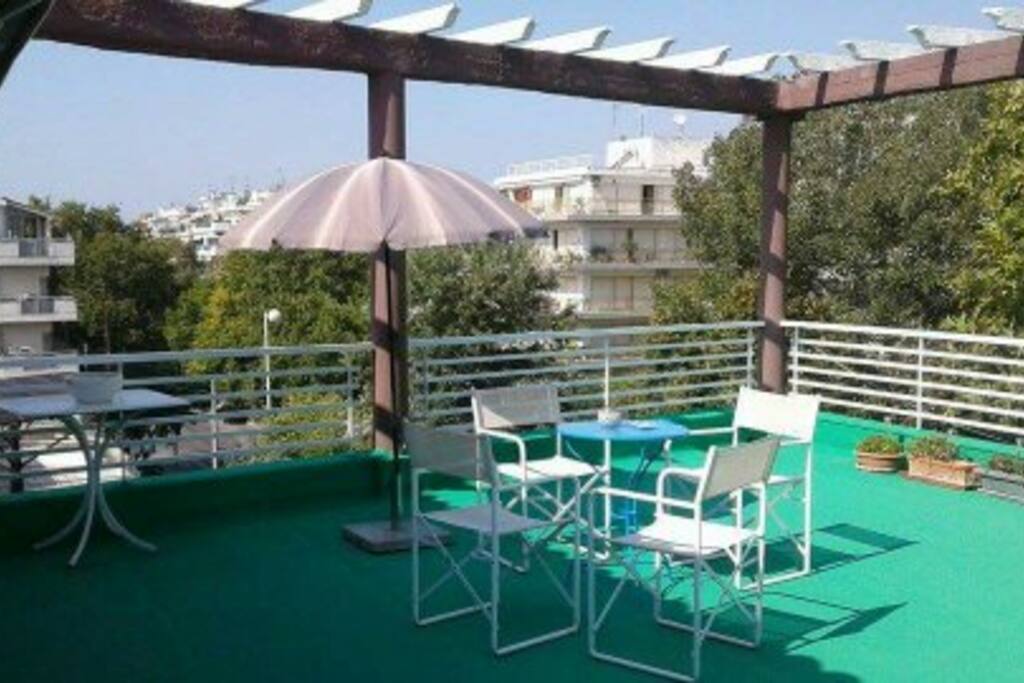 The front veranda
