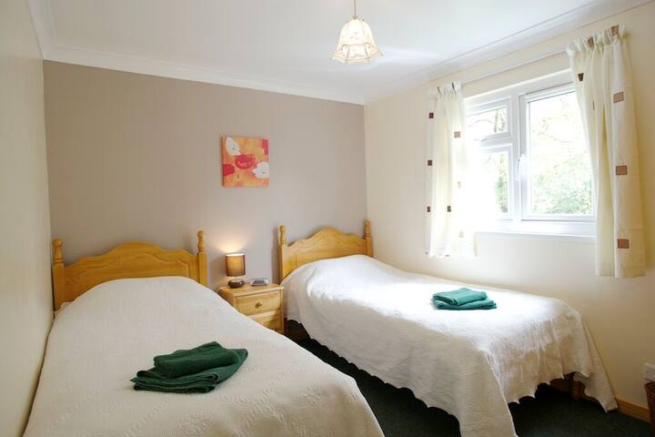 Third bedroom with twin beds