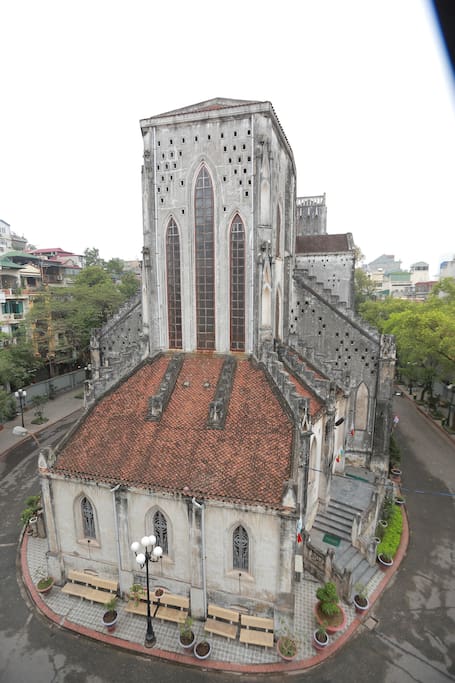 Church view from Hanoi Art Residence