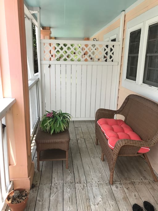 Covered front porch