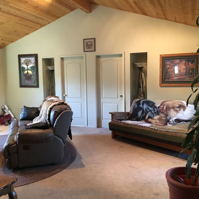Back Living room with two bedrooms