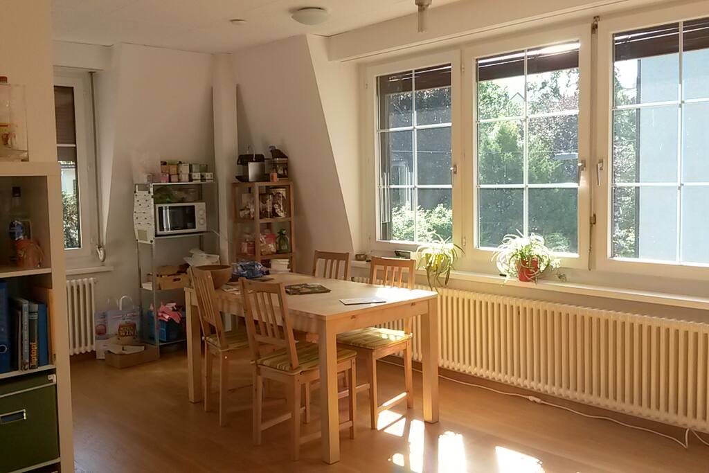 The living area.