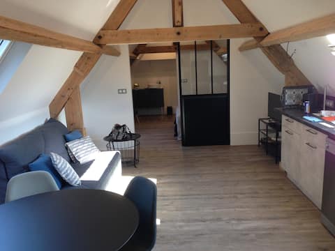 Popular Airbnb listing: apartment facing the sea in Houlgate