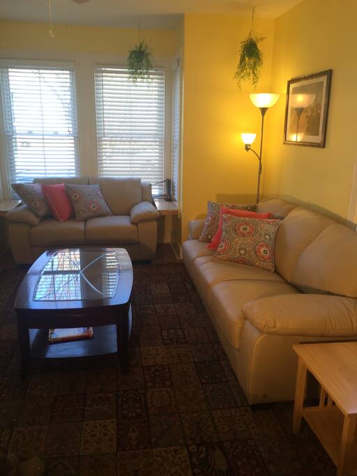 cozy bright living area