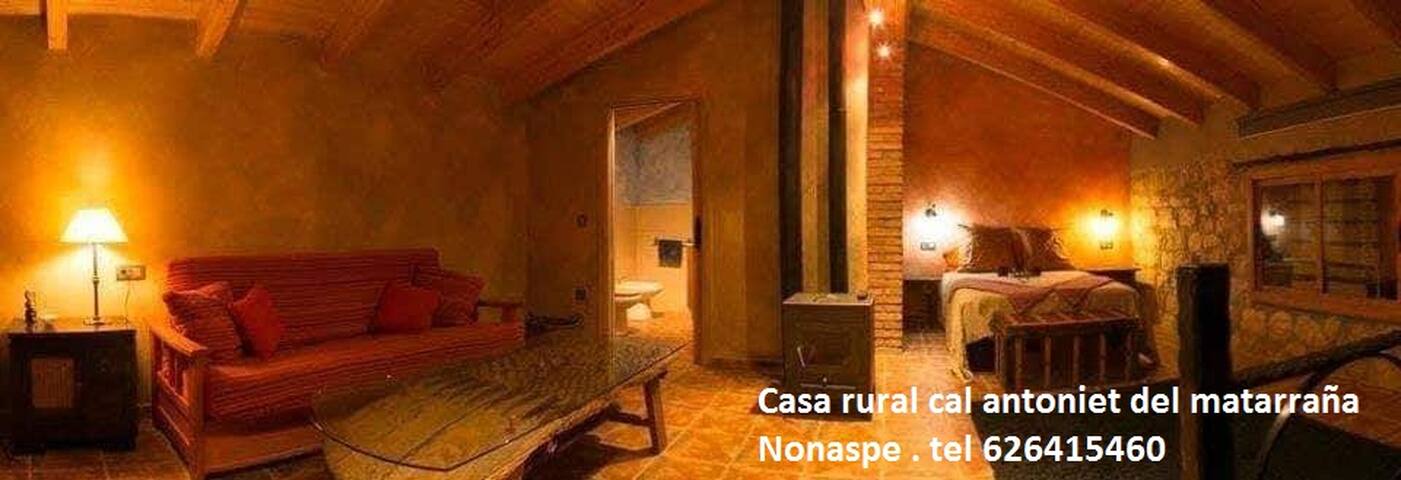 Casa Rural Cal Antoniet Del Matarrana Casas Rurales En Alquiler En Nonaspe Aragon Espana