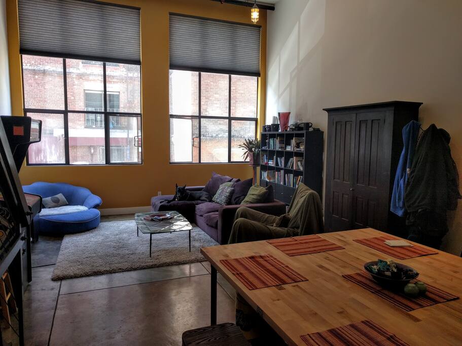Main room from kitchen.