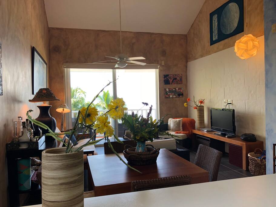 Our 1 bedroom apartment, loft style promises to keep you comfy during your stay with us