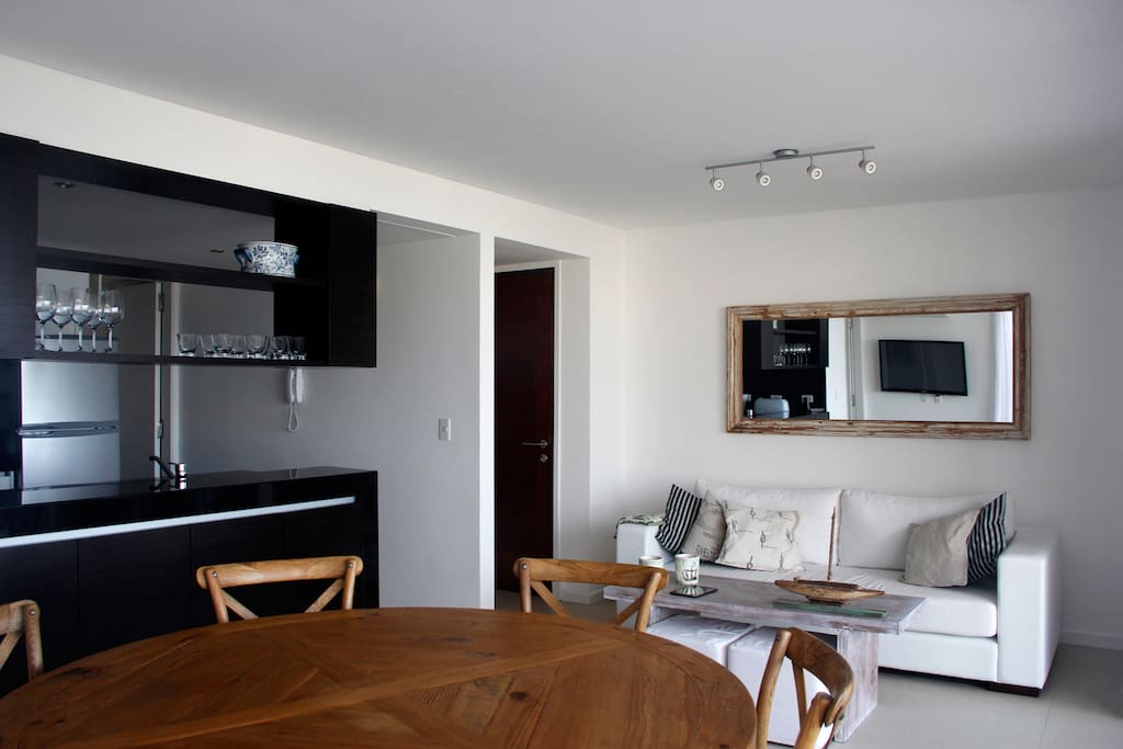 Vista del living comedor